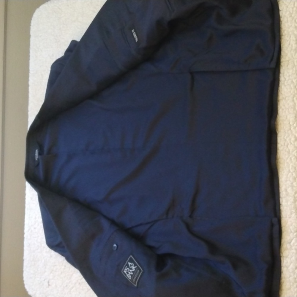 Like New Jos. A. Bank Solid Navy Blue Wool Traveler Suit 44R - Picture 9 of 11